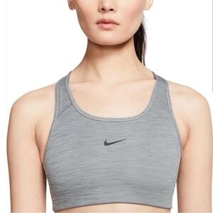 Nike Light Gray Racerback Sports Bra